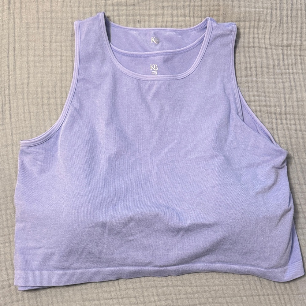 Kindred Bravely Sublime Bamboo Longline Bra Top, Wisteria, Regular XL